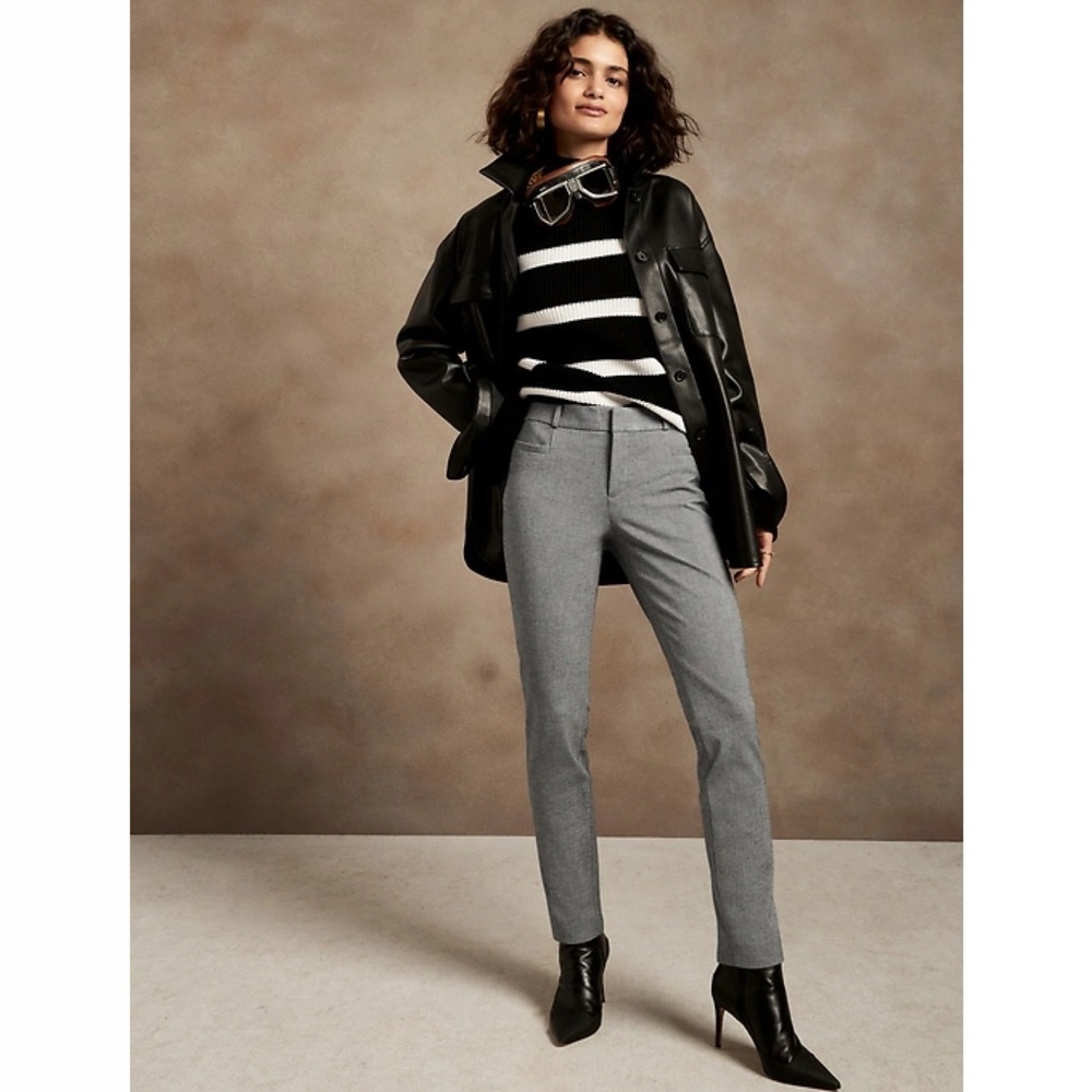 Banana Republic The Sloan Fit Herringbone Trousers